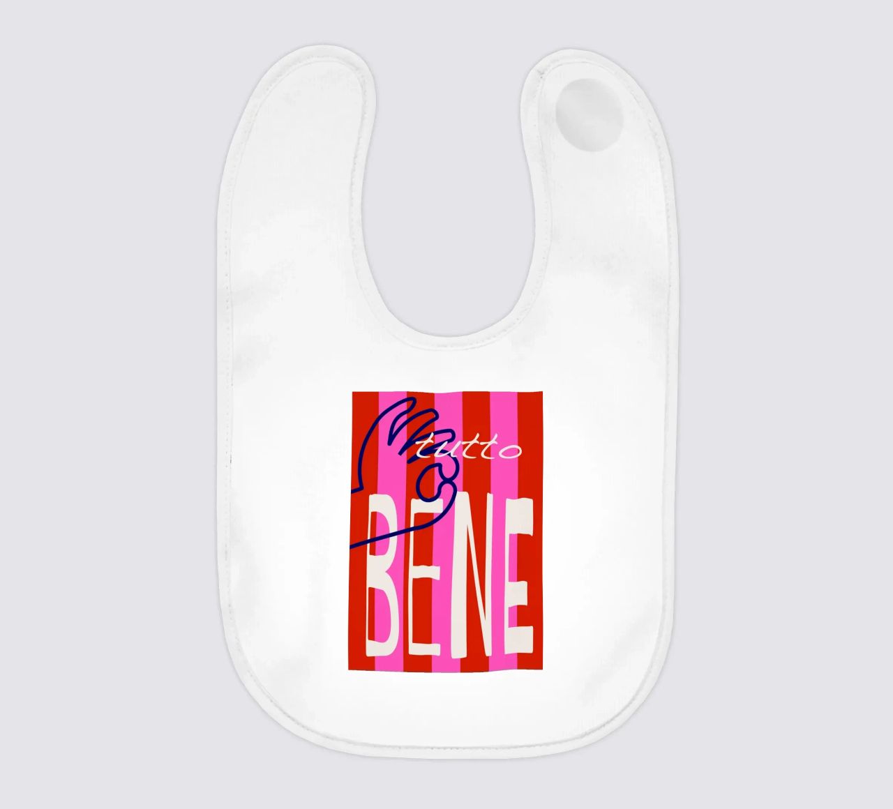 tutto bene. bavaglino da FRICKE DESIGN