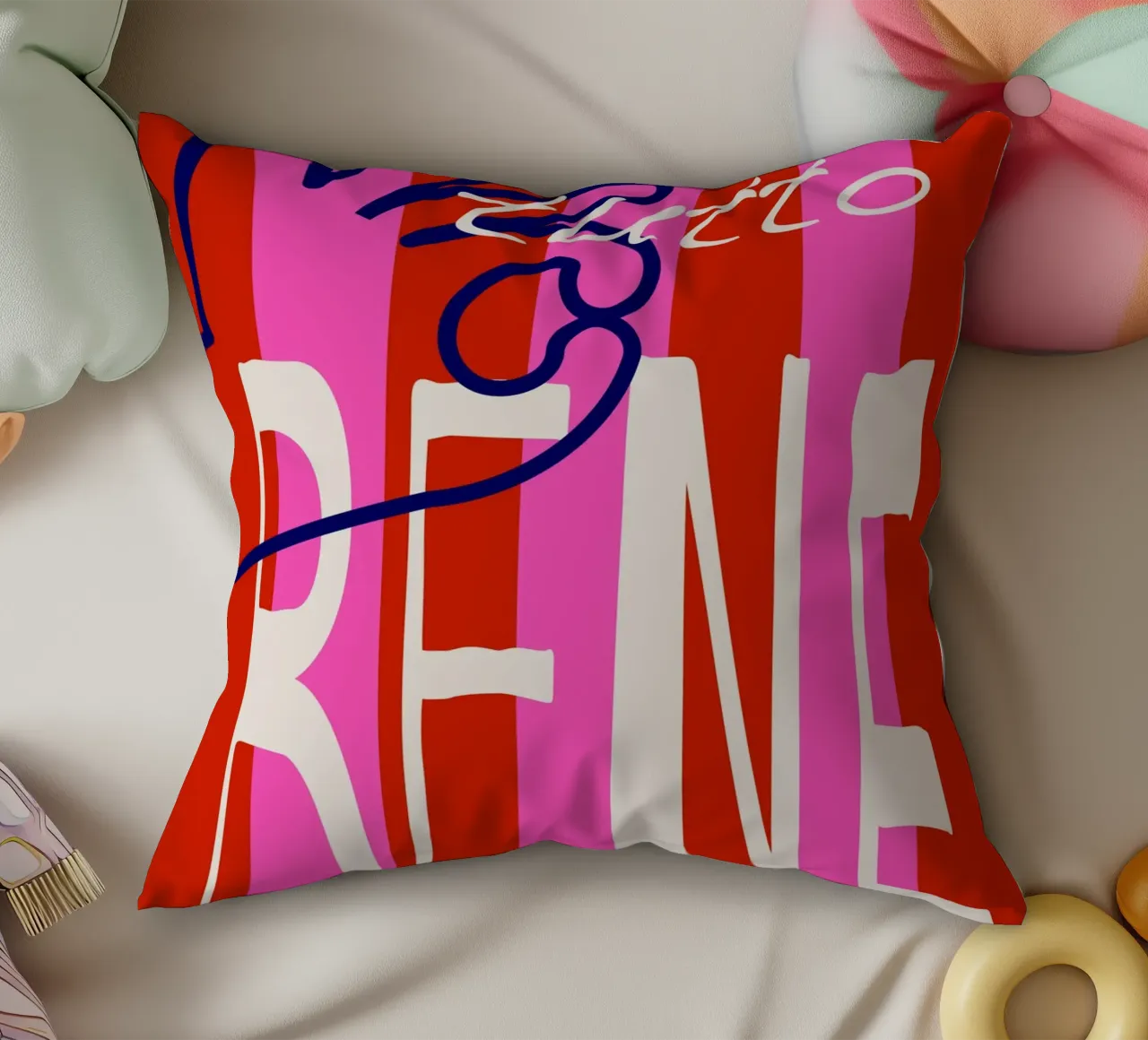 tutto bene. cuscino da FRICKE DESIGN