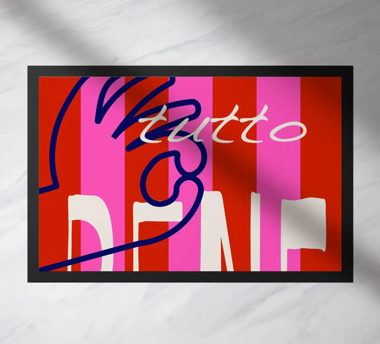 tutto bene. zerbino da FRICKE DESIGN