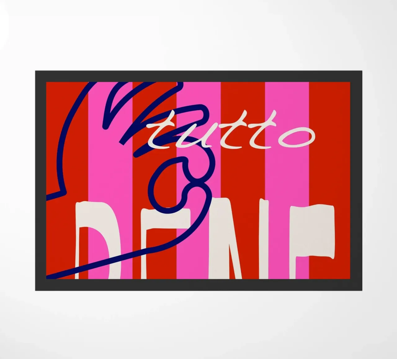 tutto bene. zerbino da FRICKE DESIGN