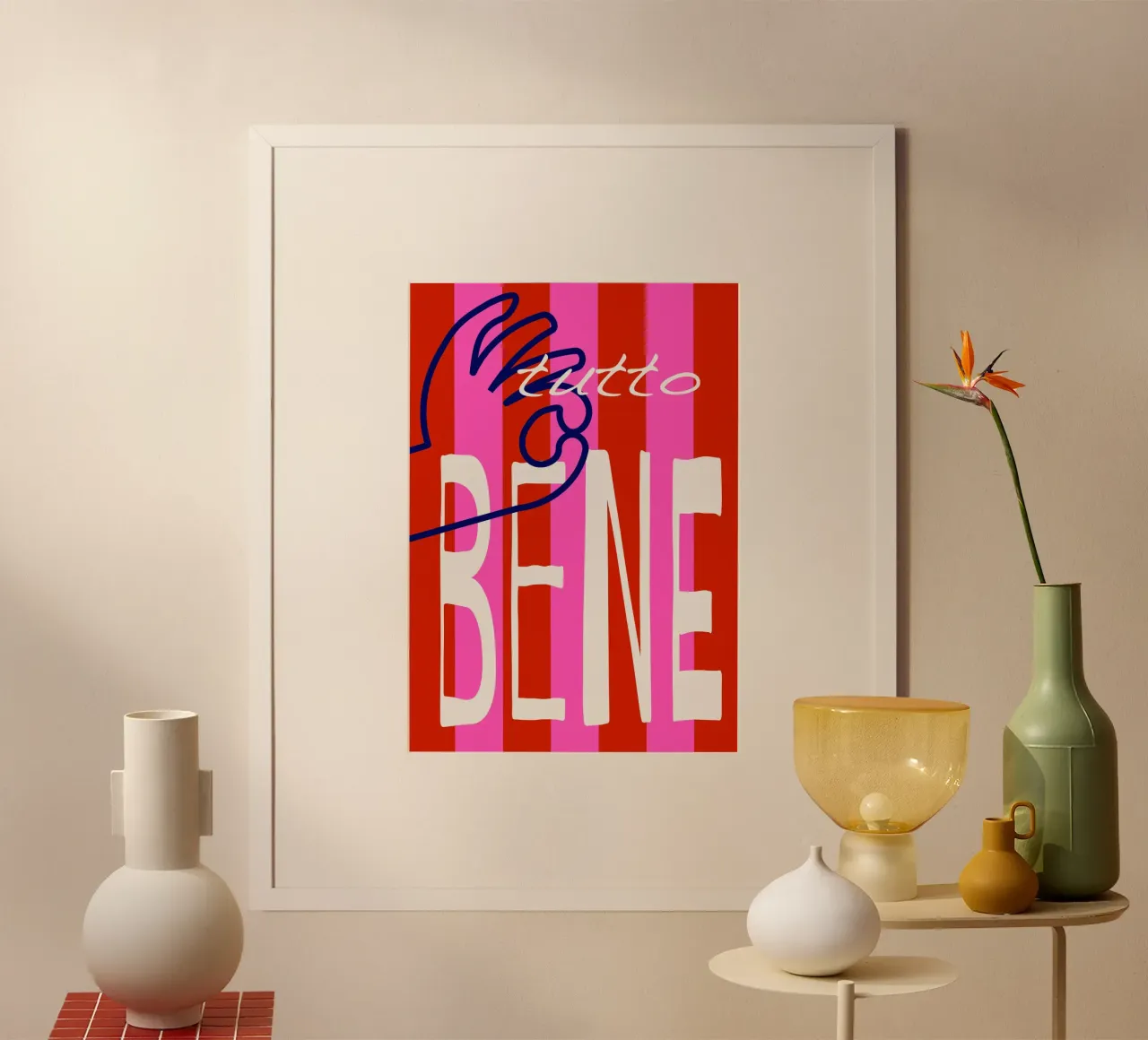 tutto bene. poster da FRICKE DESIGN