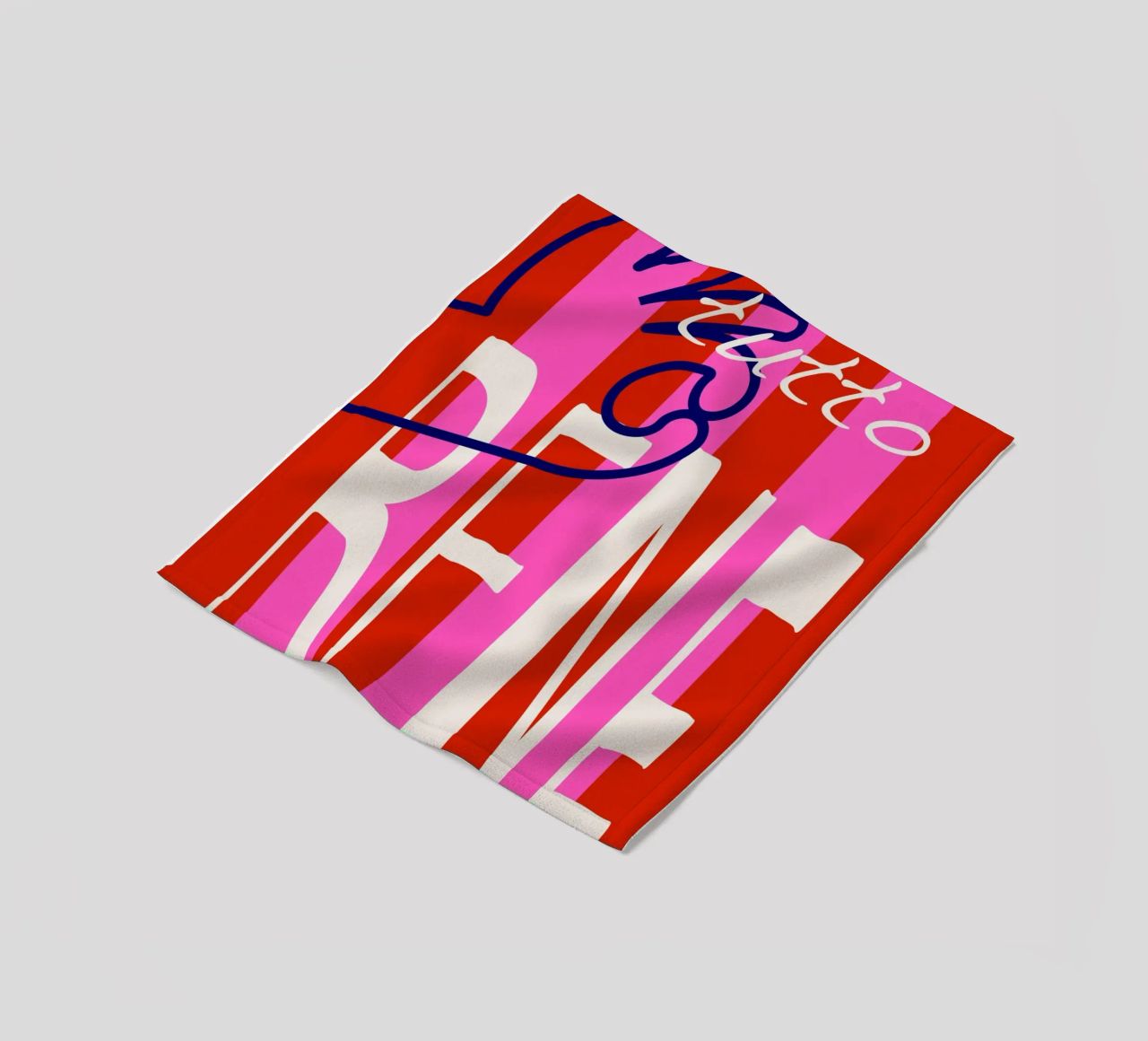 tutto bene. coperta in pile da FRICKE DESIGN