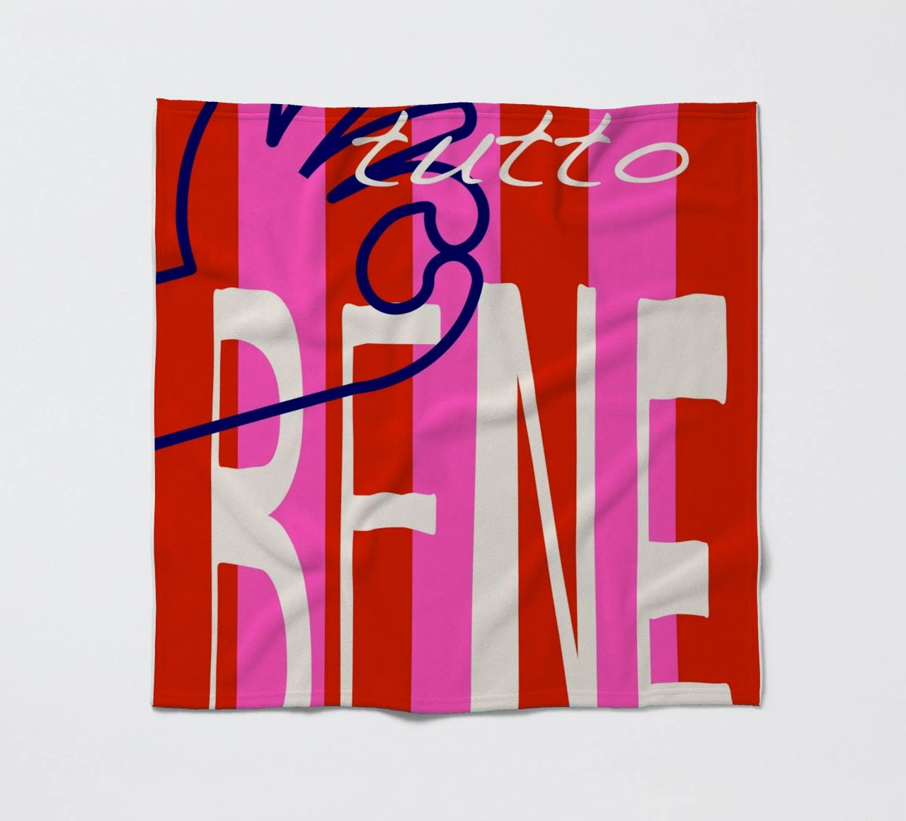 tutto bene. coperta in pile da FRICKE DESIGN