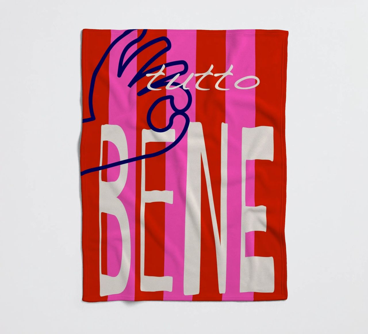 tutto bene. coperta in pile da FRICKE DESIGN