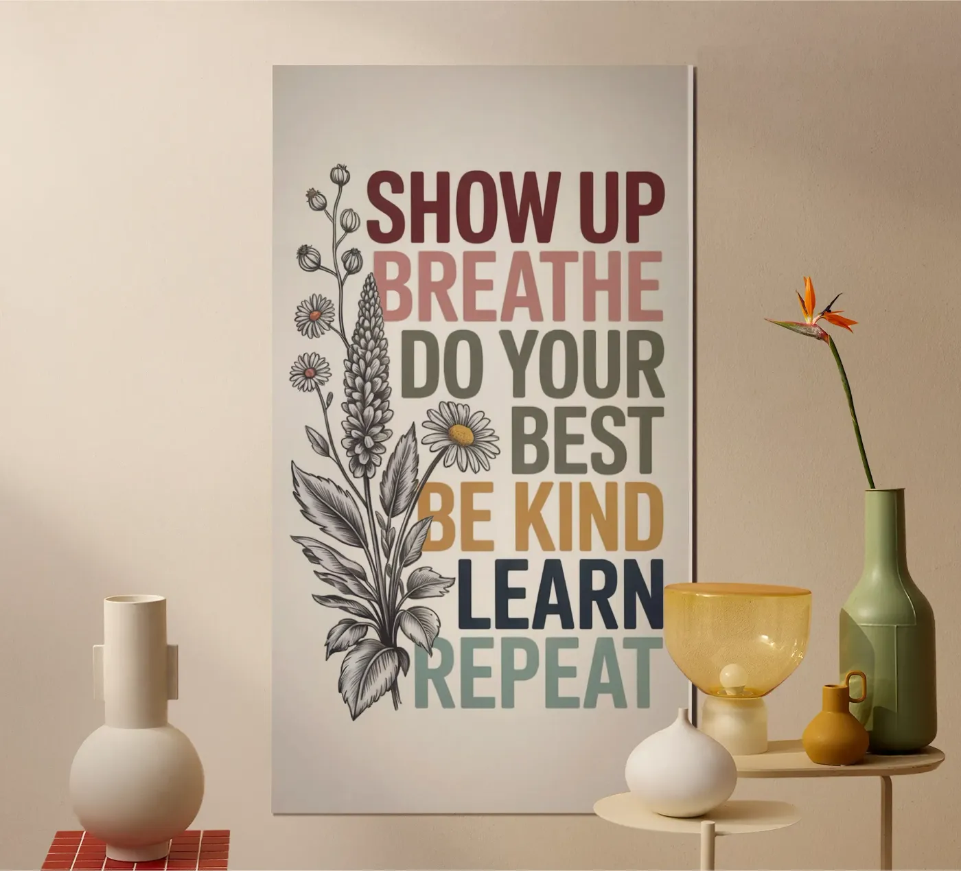 SHOW UP poster da 20 Farben