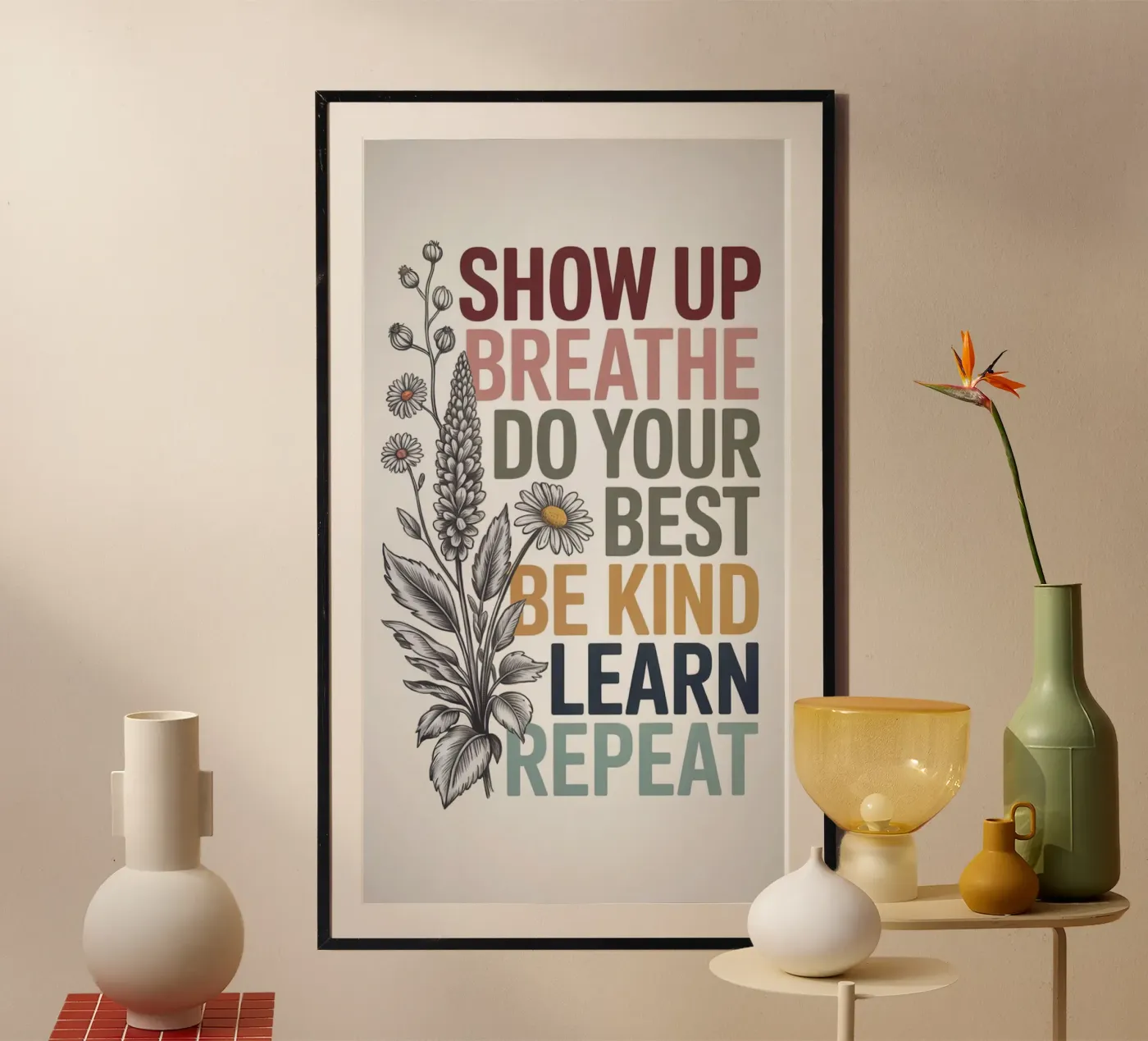 SHOW UP poster da 20 Farben