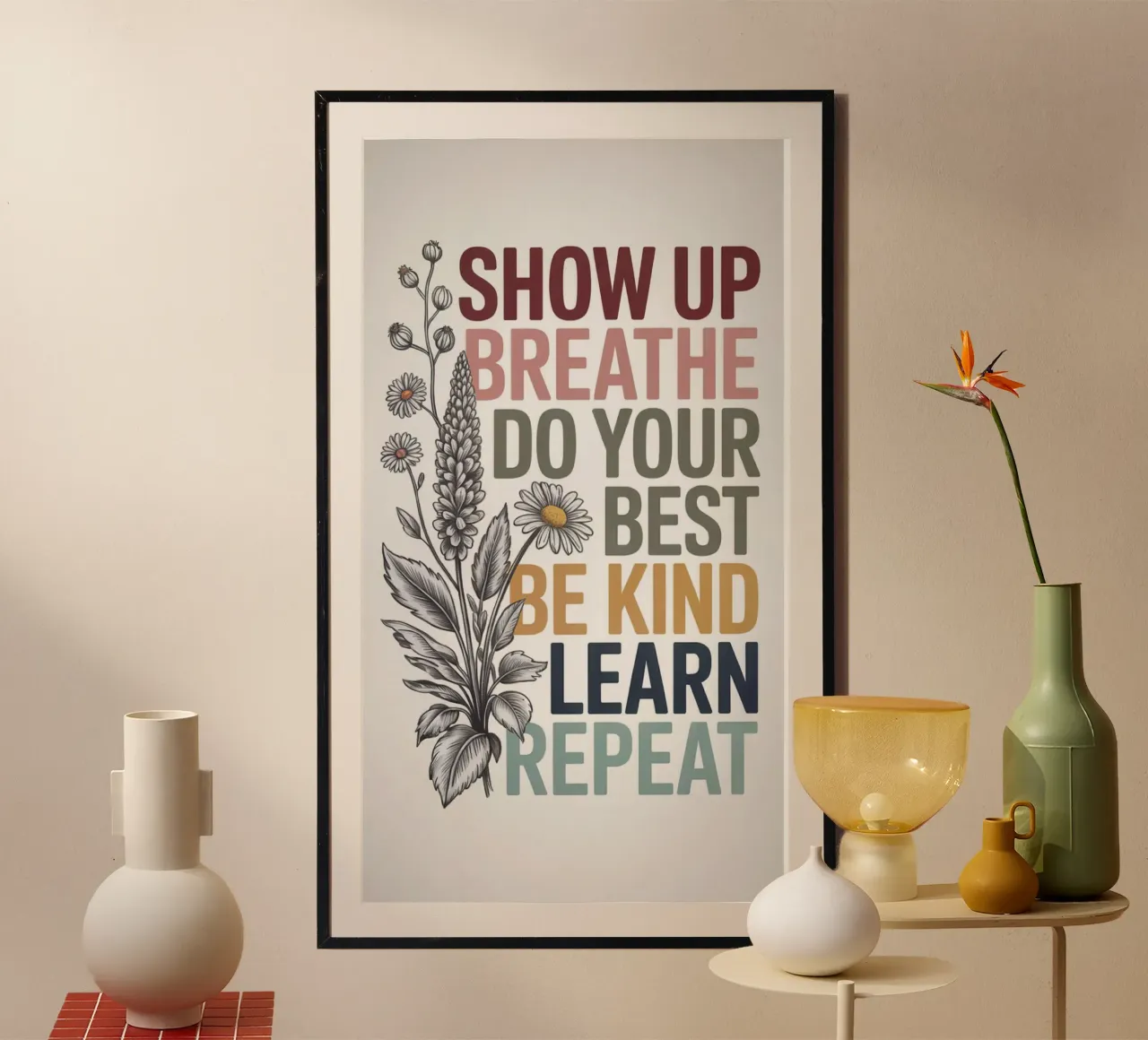 SHOW UP poster da 20 Farben