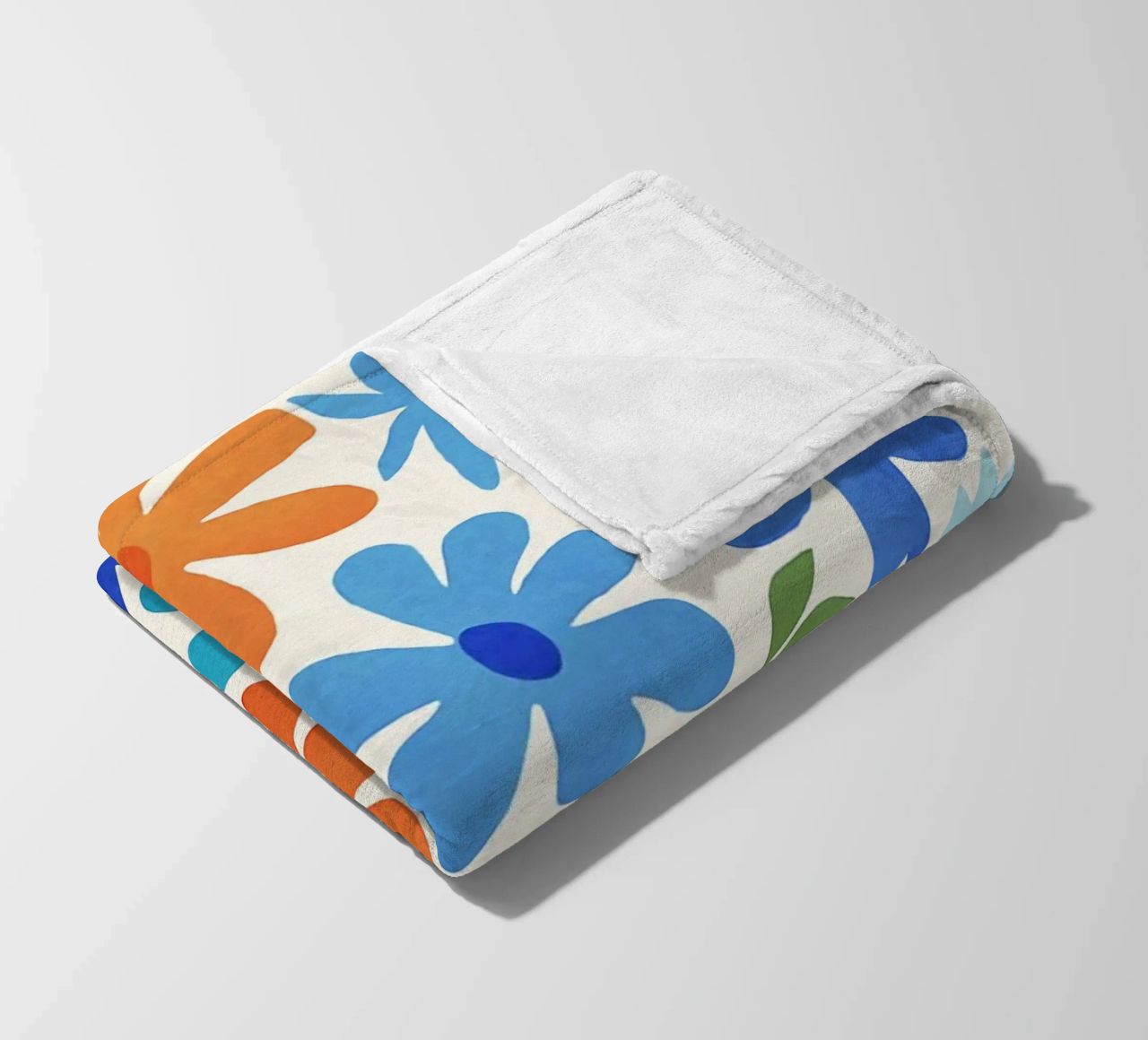 Giardino fiorito colorato Groovy Multicolor Matisse coperta in pile da Andrea Haase Modern Home