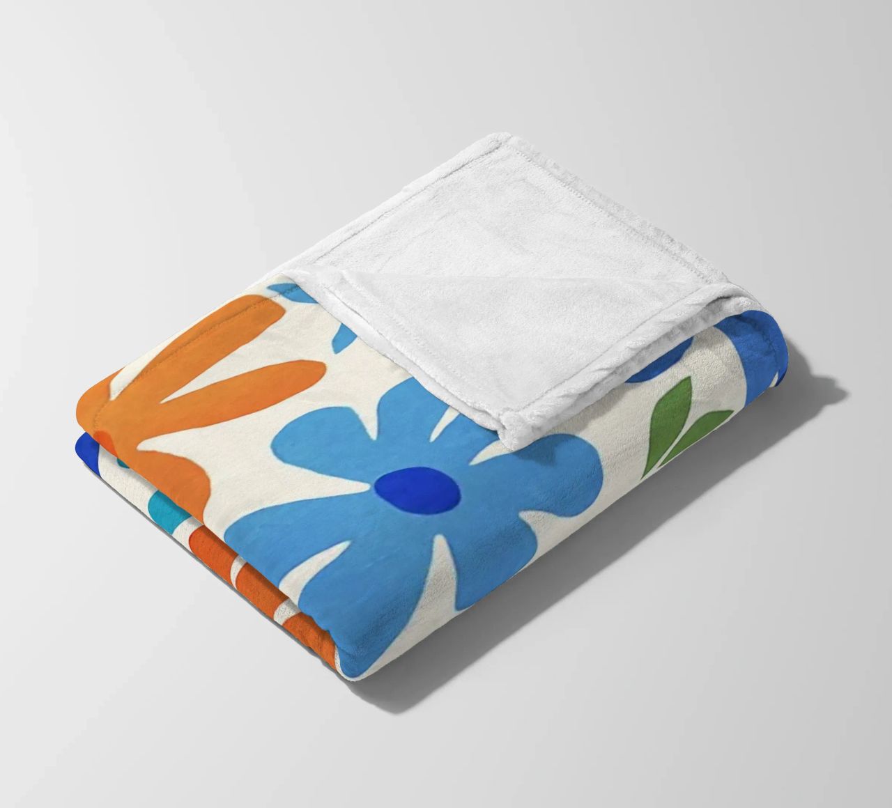 Giardino fiorito colorato Groovy Multicolor Matisse coperta in pile da Andrea Haase Modern Home
