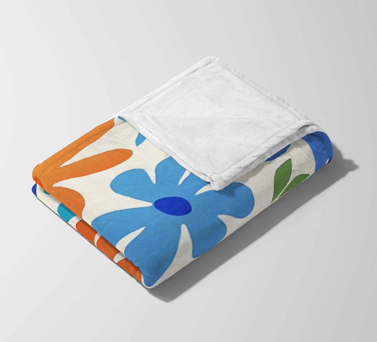 Giardino fiorito colorato Groovy Multicolor Matisse coperta in pile da Andrea Haase Modern Home