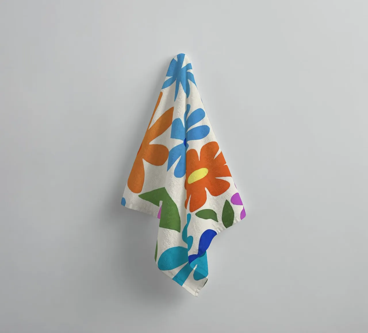 Giardino fiorito colorato Groovy Multicolor Matisse asciugamano da bagno da Andrea Haase Modern Home
