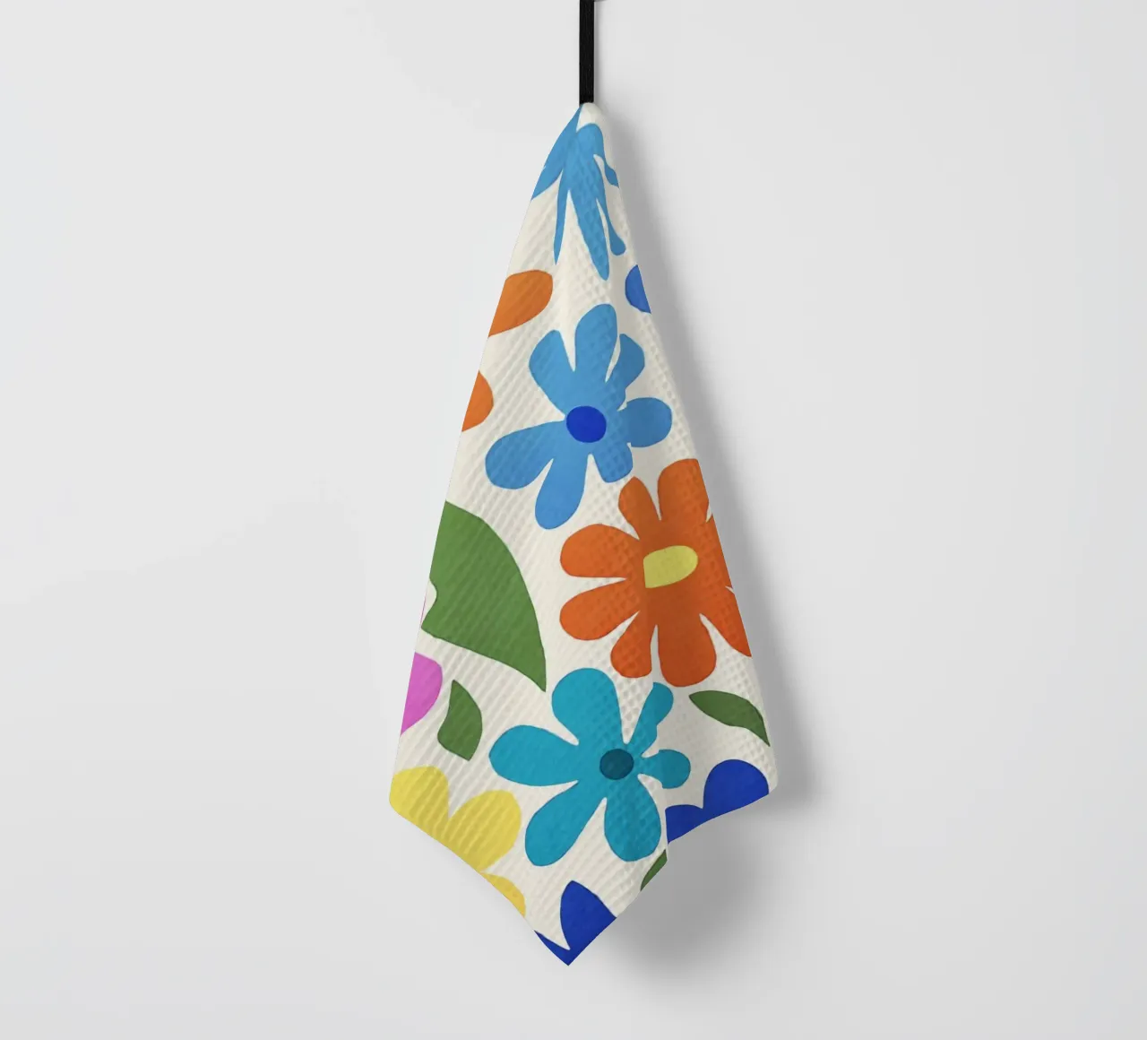 Kleurrijke kleurrijke Matisse bloementuin theedoek van Andrea Haase Modern Home