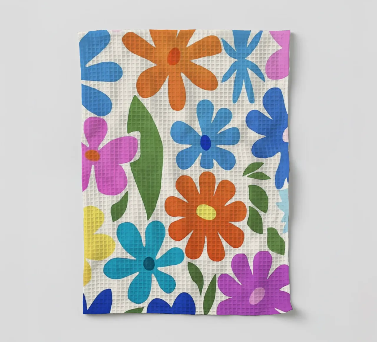 Kleurrijke kleurrijke Matisse bloementuin theedoek van Andrea Haase Modern Home
