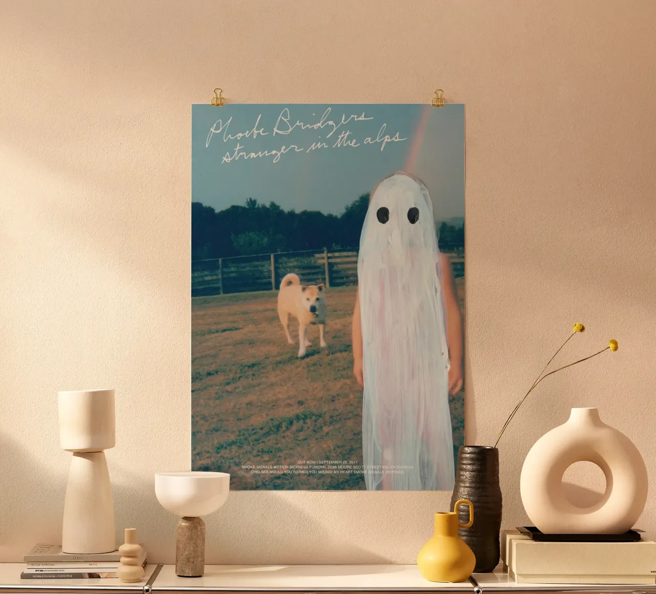 Stranger in the Alps – Phoebe Bridgers poster da Attaboy Dsgn