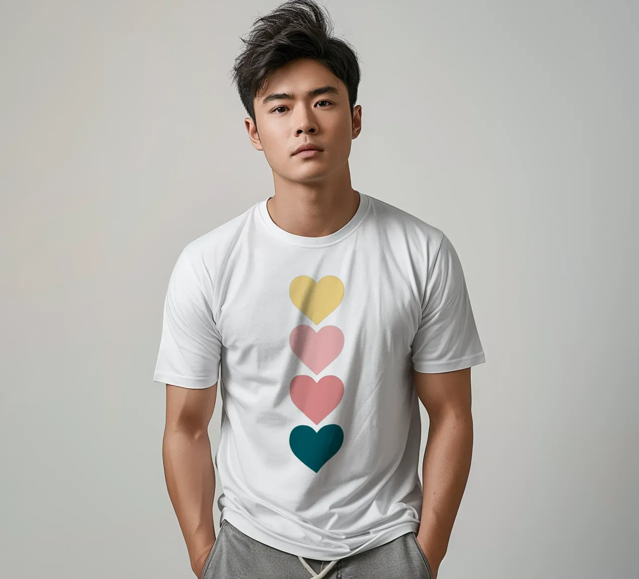 Cuori t-shirt da Rose Beck Art