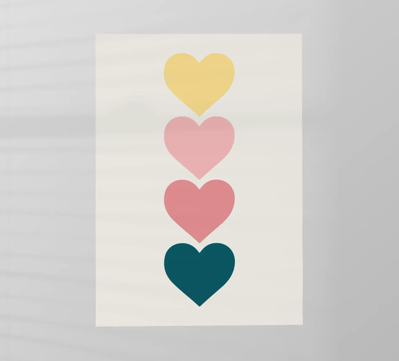 Cuori pellicola backlit da Rose Beck Art