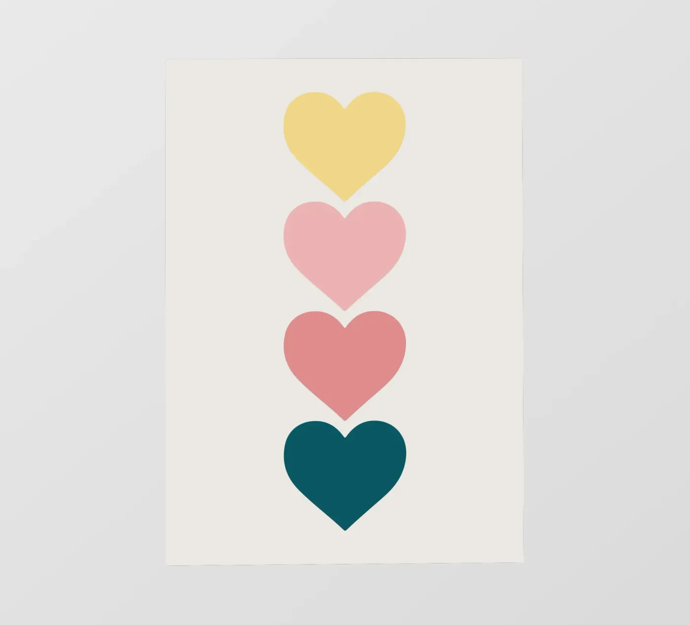 Cuori pellicola backlit da Rose Beck Art