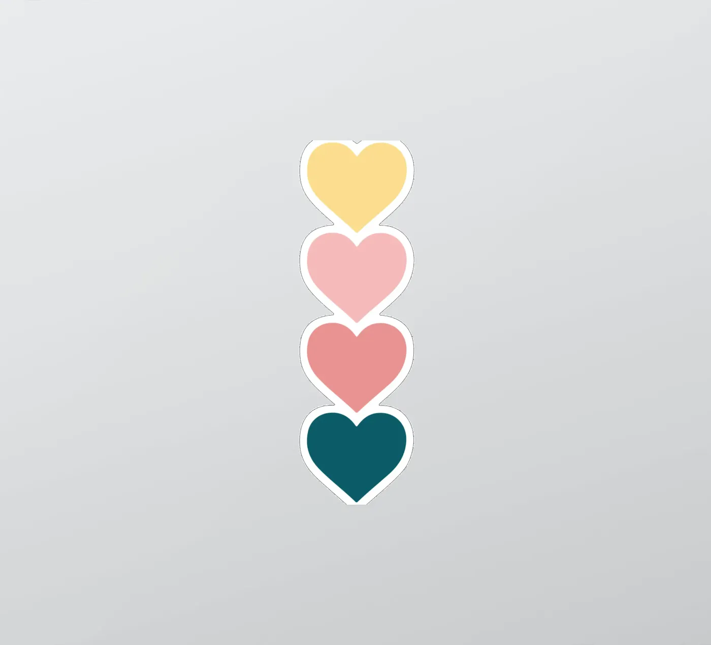 Cuori adesivo da Rose Beck Art