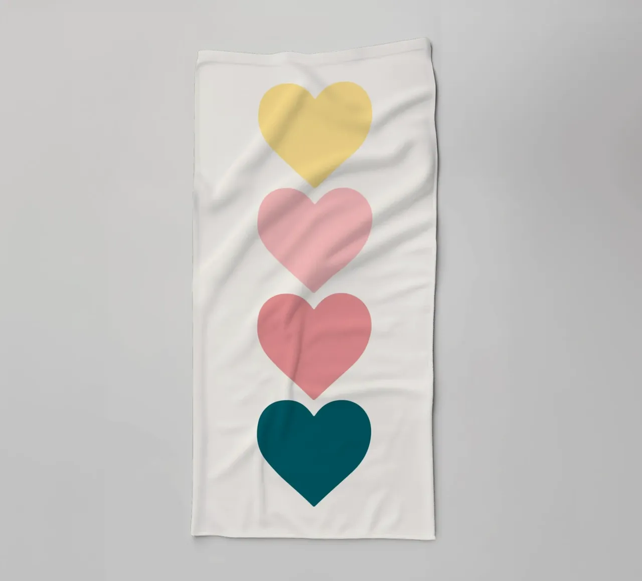 Cuori asciugamano da bagno da Rose Beck Art