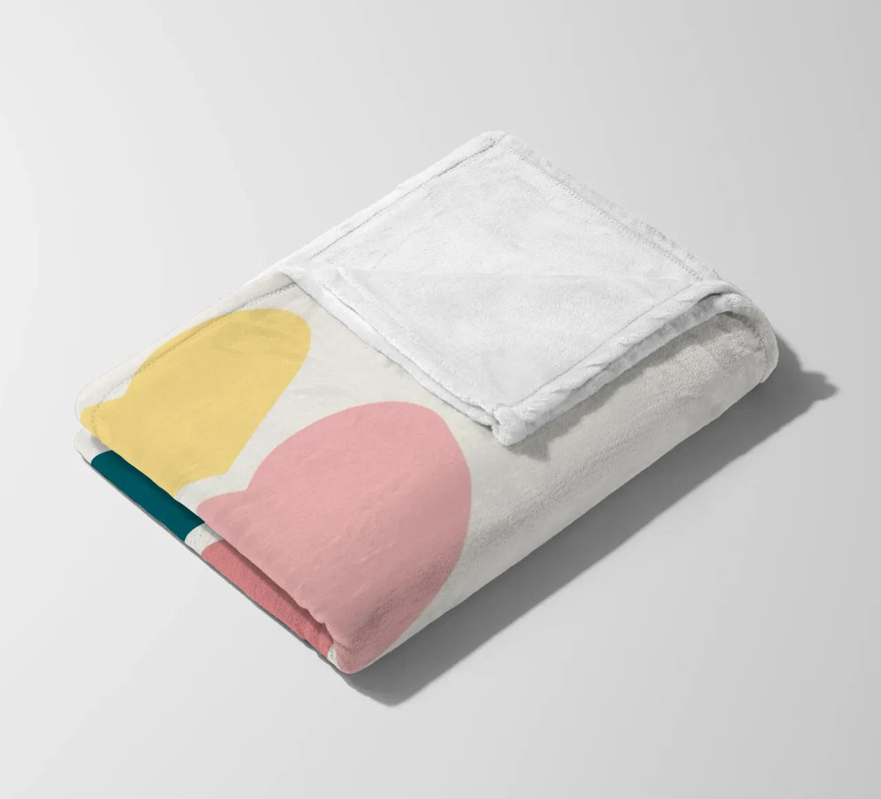 Cuori coperta in pile da Rose Beck Art