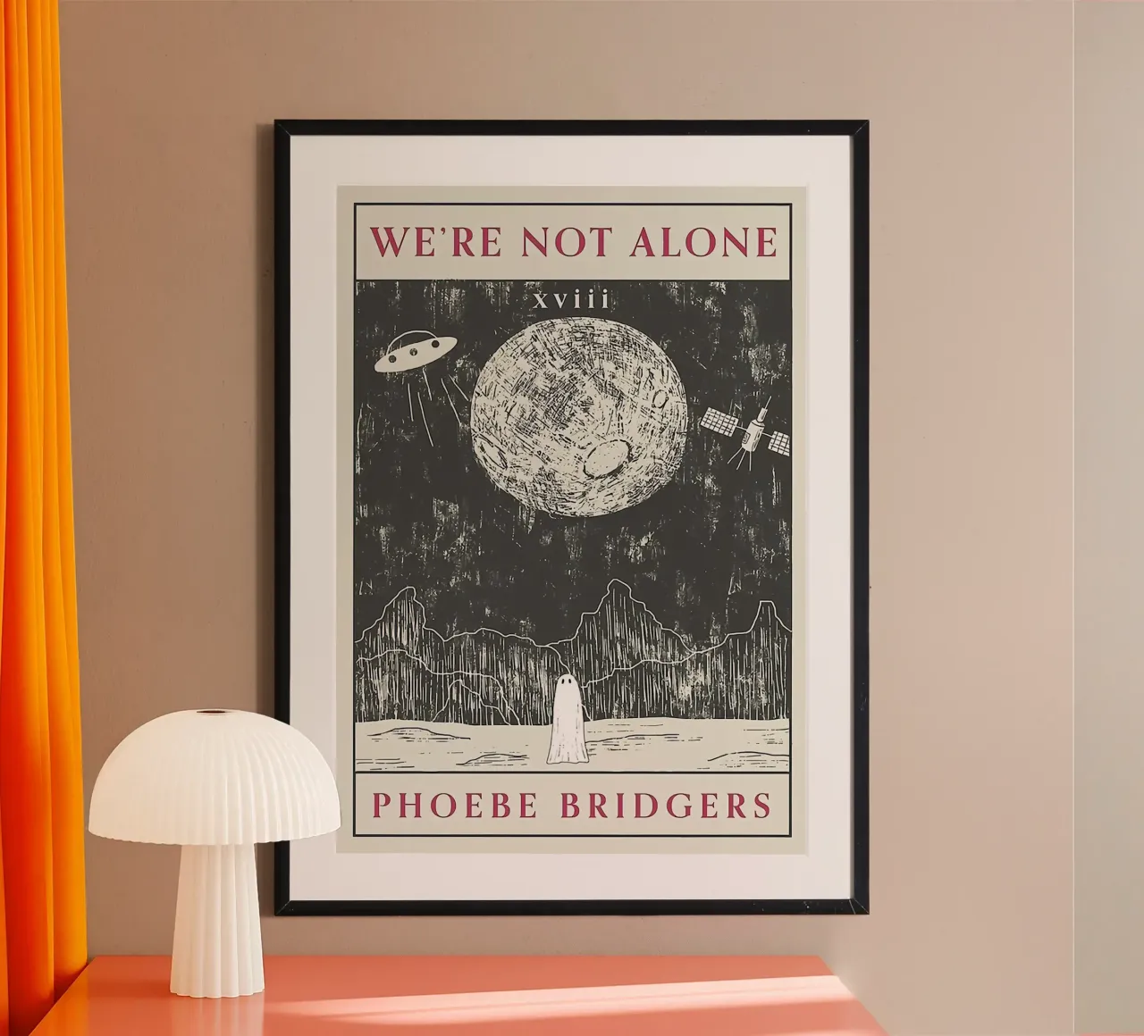 Stranger in the Alps – Phoebe Bridgers poster da Attaboy Dsgn