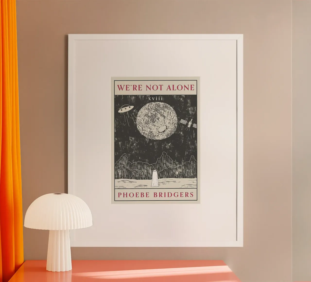 Stranger in the Alps – Phoebe Bridgers poster da Attaboy Dsgn