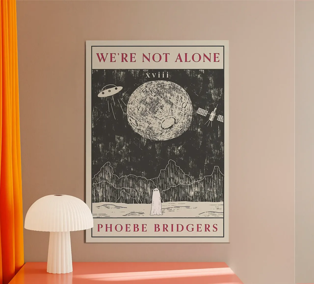 Stranger in the Alps – Phoebe Bridgers poster da Attaboy Dsgn