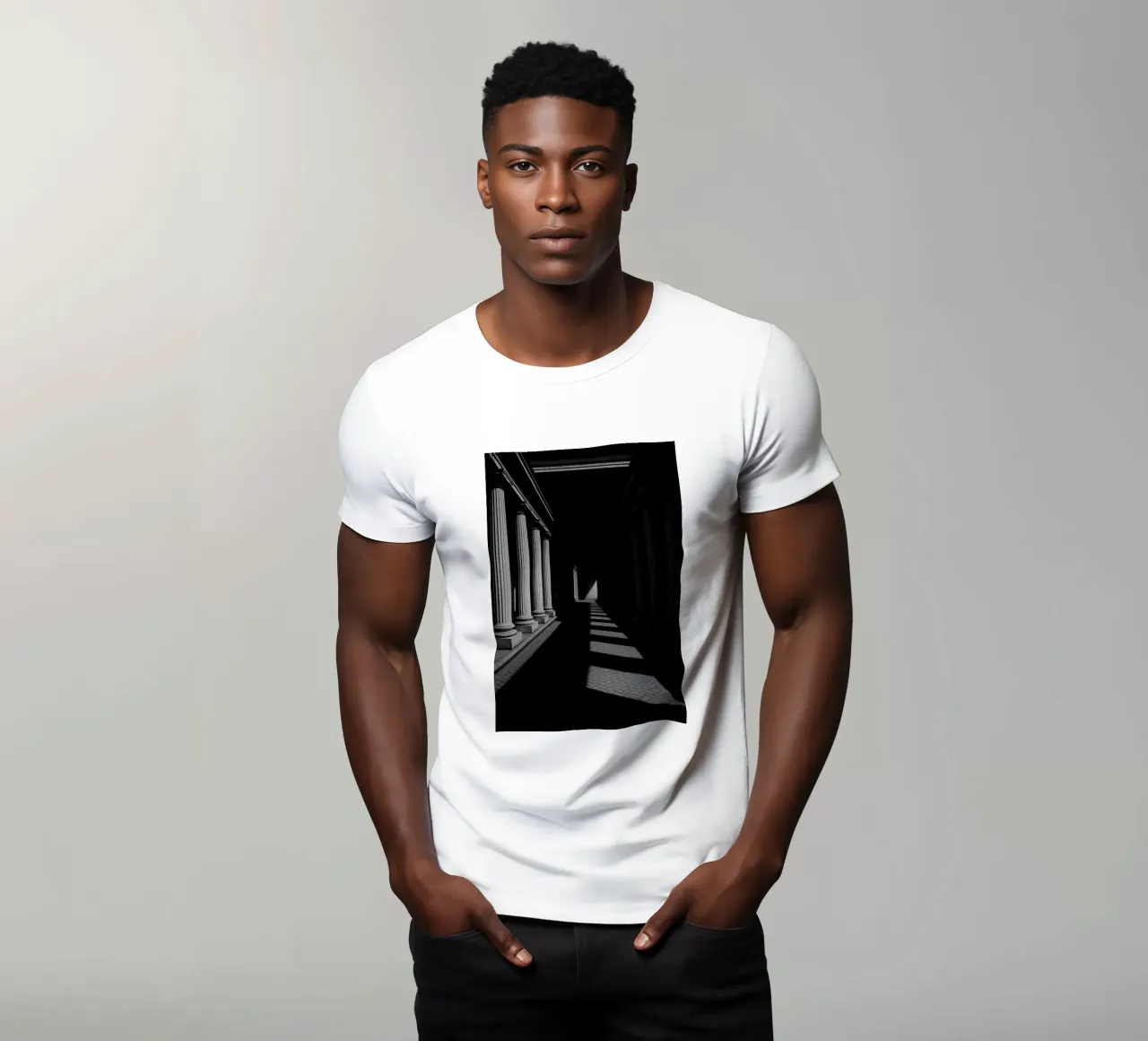 Berlin Souterraine - L'Écho des Colonnes t-shirt da Black & White