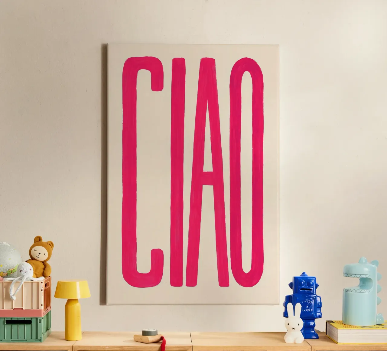 Partenza italiana tela con Cornice a cassetta da QuooodZ by MooodzArt