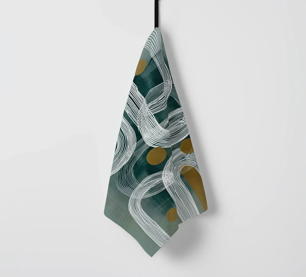 Modern abstract tea towel by Imagine