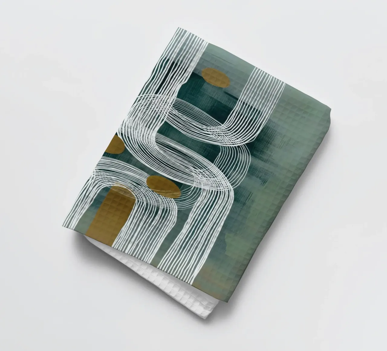 Modern abstract tea towel by Imagine