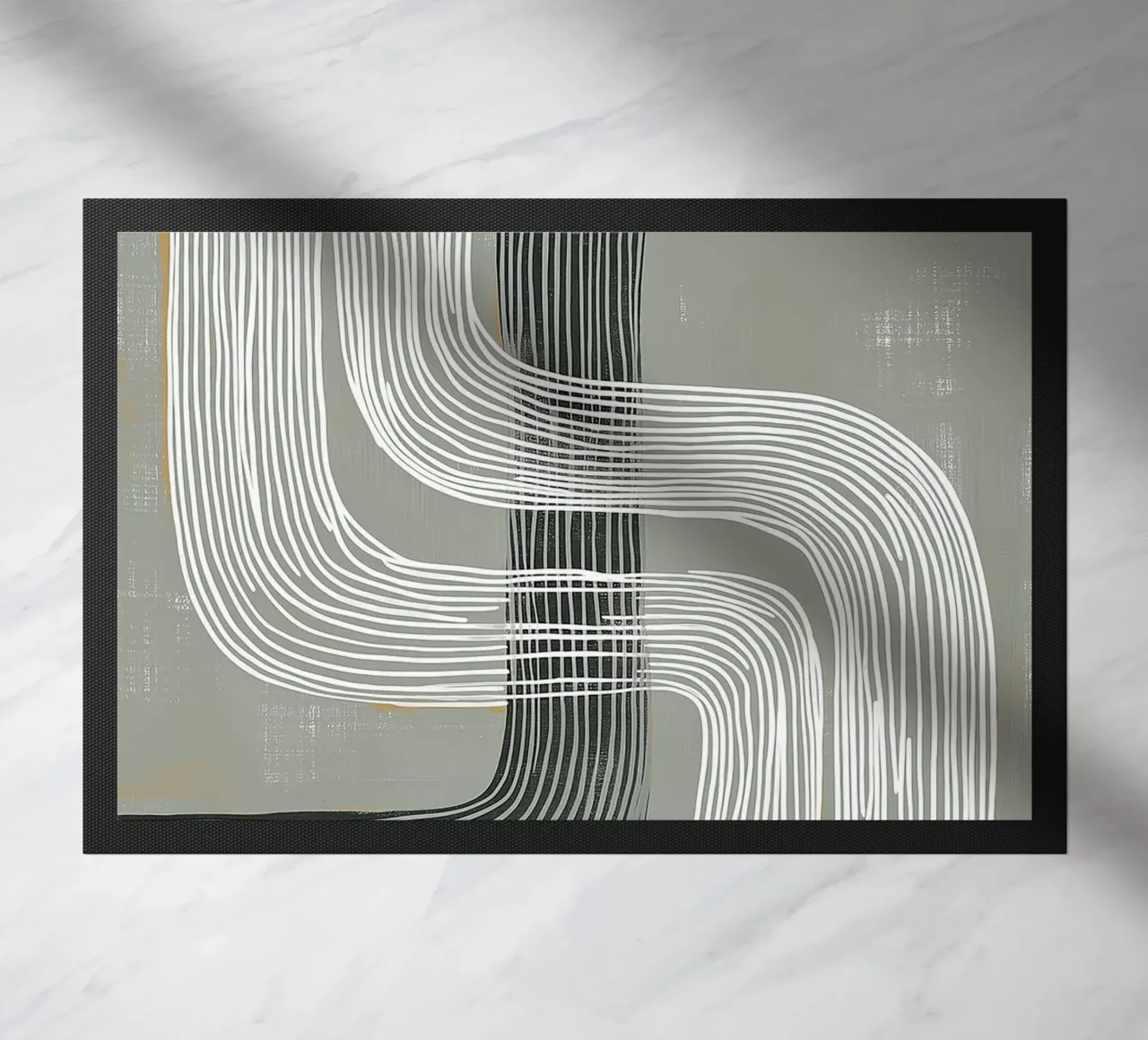 Modern abstract doormat by Imagine