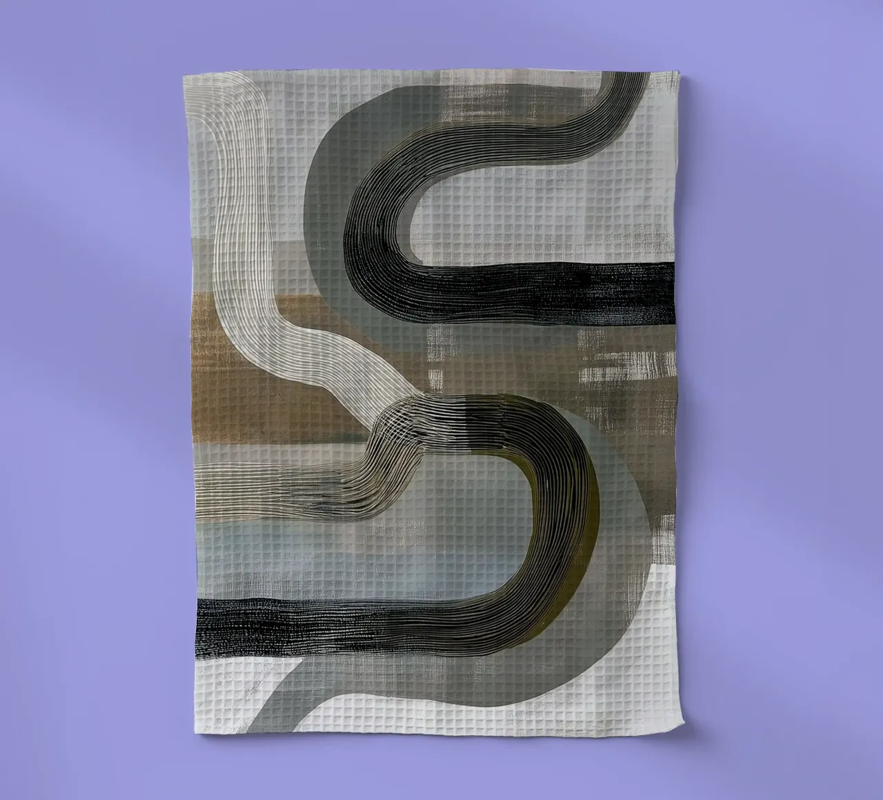 Abstract moderne torchon de Imagine