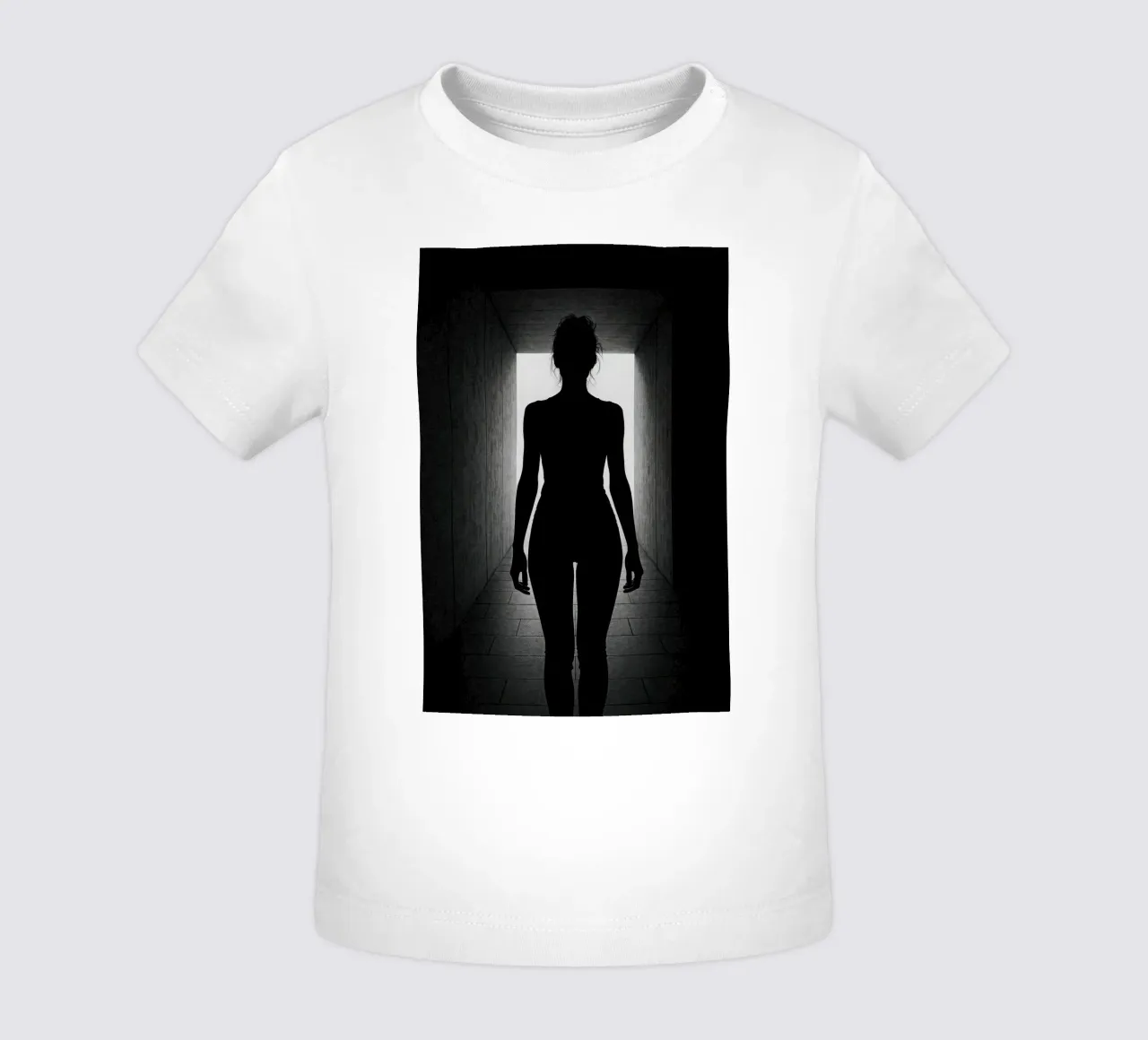 Berlin - Silhouetted against the light baby t-shirt by Black & White