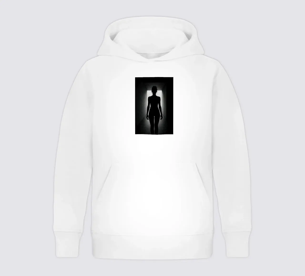 Berlijn - Silhouetten tegen het licht kinder hoodie van Black & White
