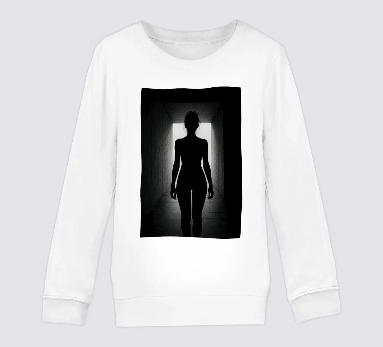 Berlin - Silhouetted against the light kids sweatshirt by Black & White
