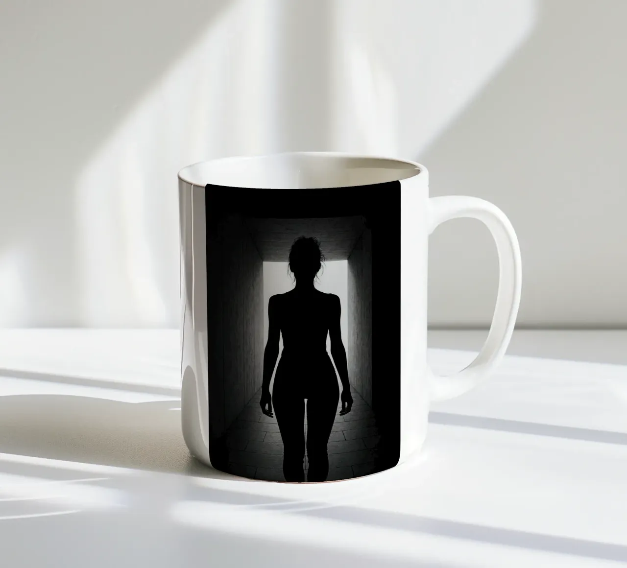 Berlino - Sagoma in controluce tazza in ceramica da Black & White
