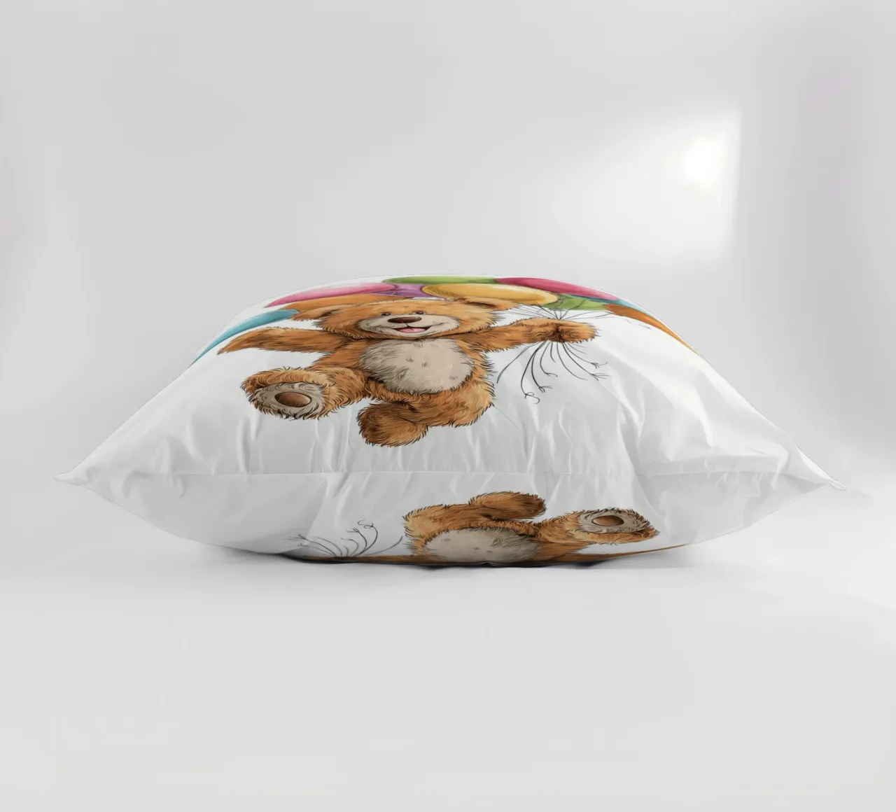 Orso con palloncini per la cameretta cuscino da Imagine