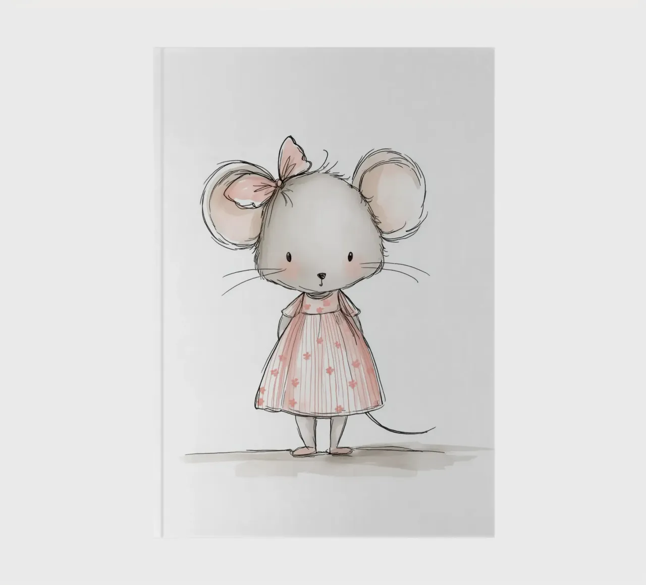 Mouse nursery notebook by Imagine