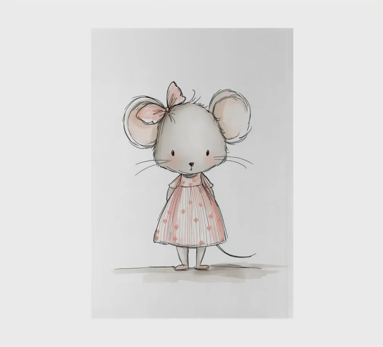 Mouse nursery notebook by Imagine