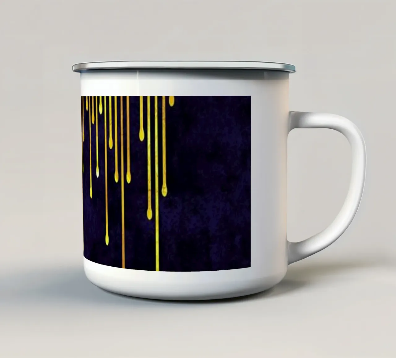 Golden Age tazza in smalto da Angelo Cerantola