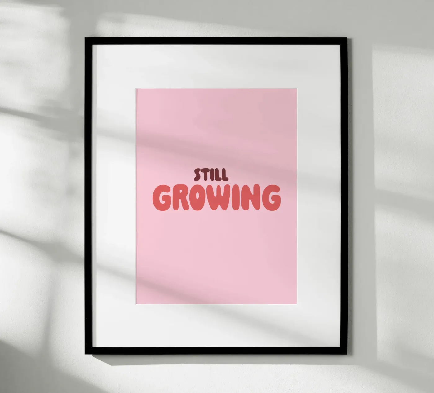 still growing poster da be.