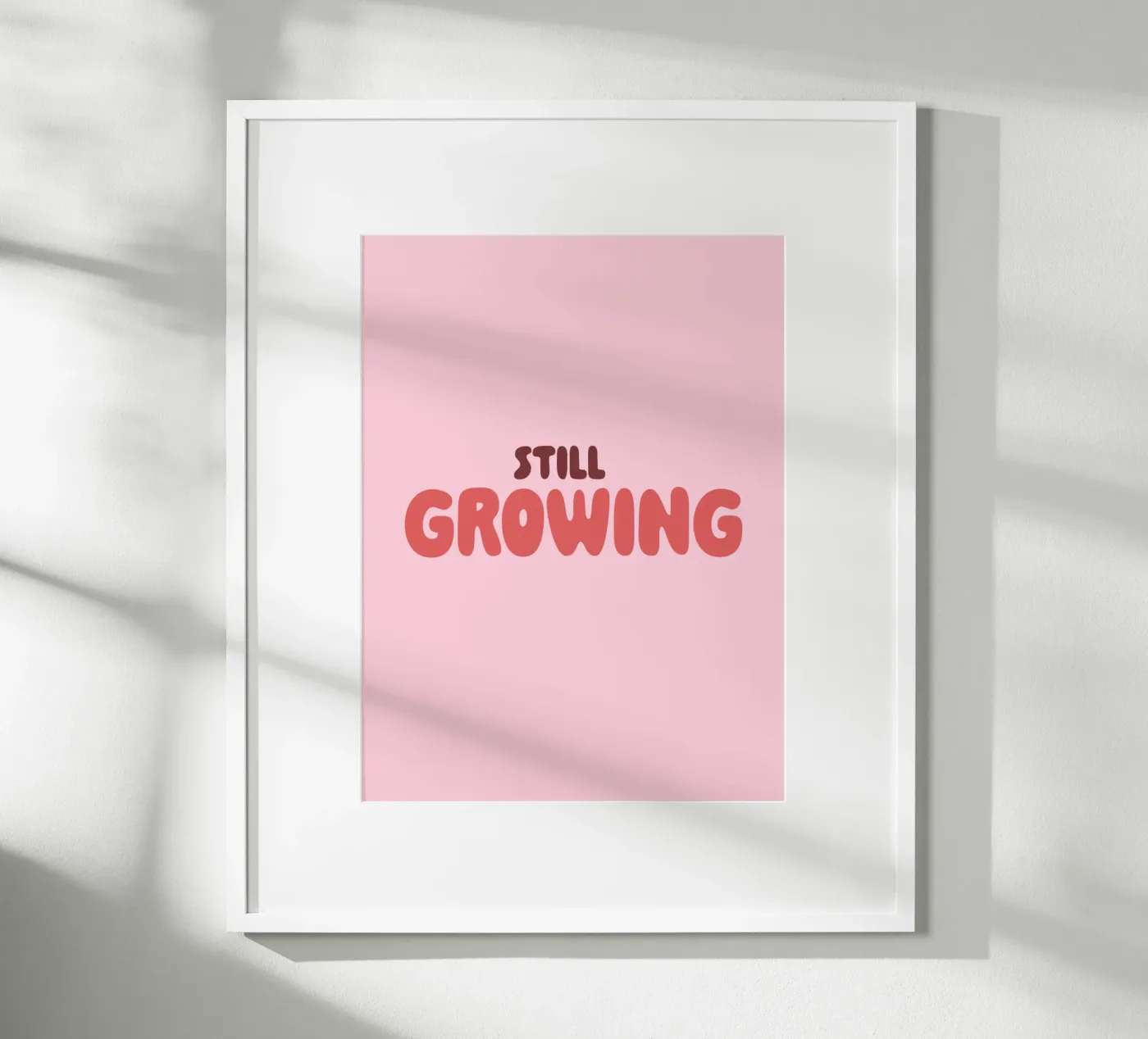 still growing poster da be.