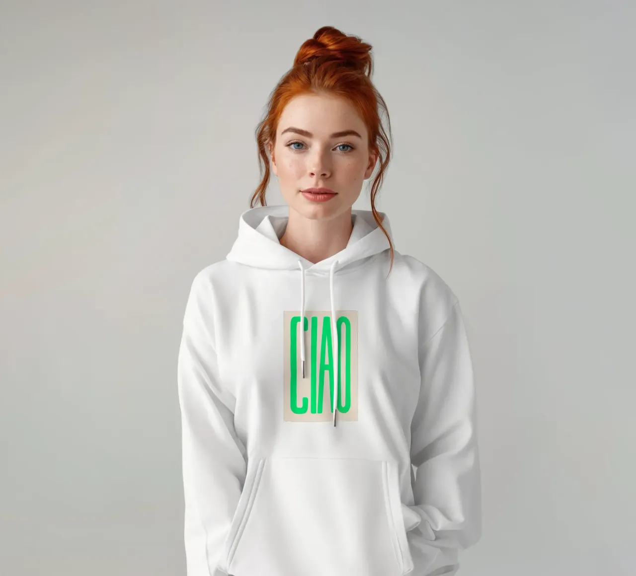 CIAO, pero que sea de neón sudadera con capucha de QuooodZ by MooodzArt