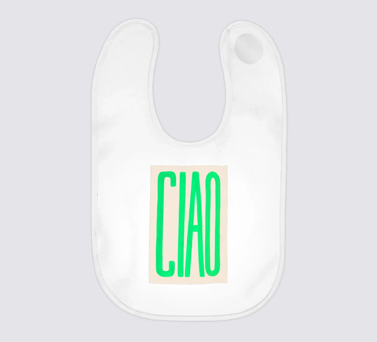 CIAO, ma al neon bavaglino da QuooodZ by MooodzArt