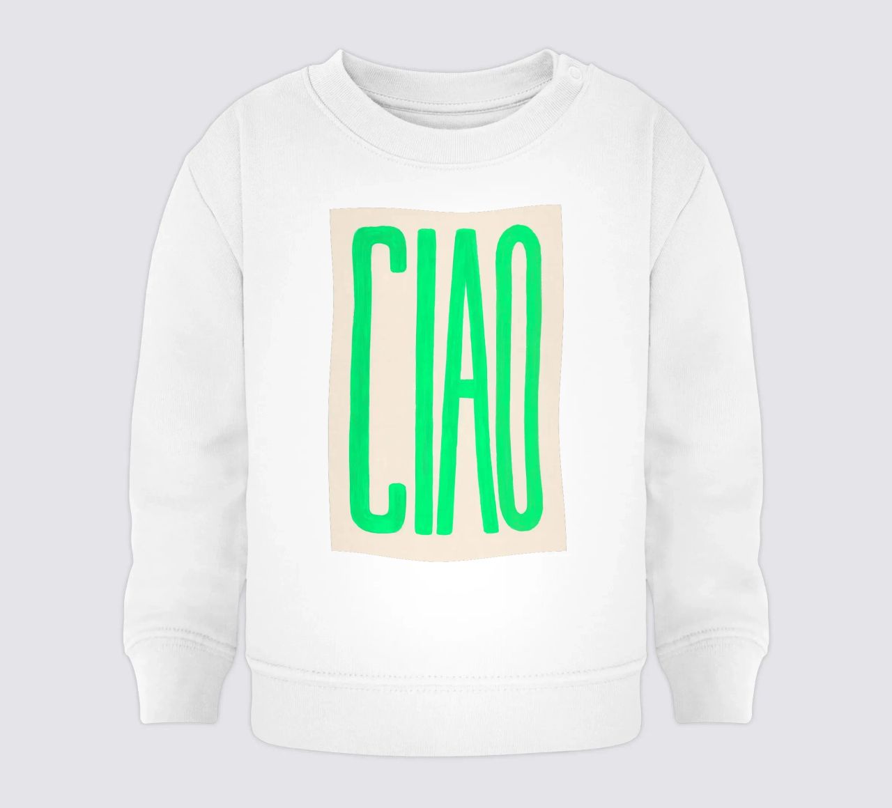CIAO, ma al neon felpa neonato da QuooodZ by MooodzArt
