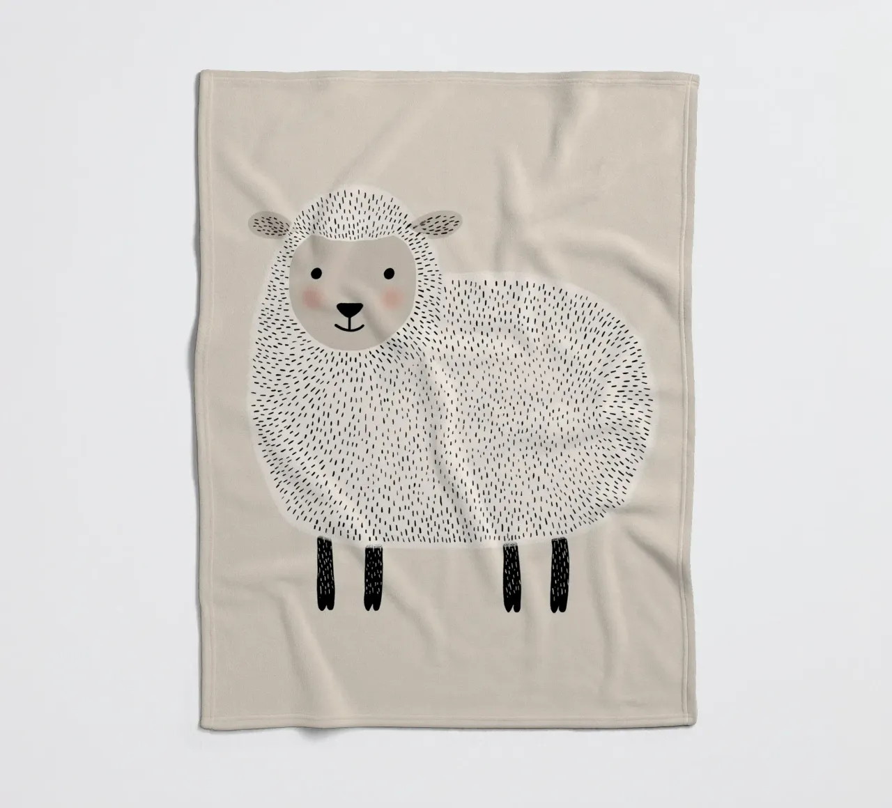 Pecore per l'asilo nido coperta in pile da Imagine
