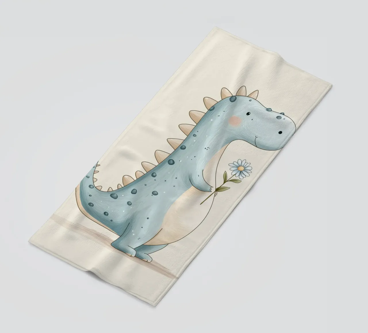 Dinosaur for the nursery beach towel by Imagine