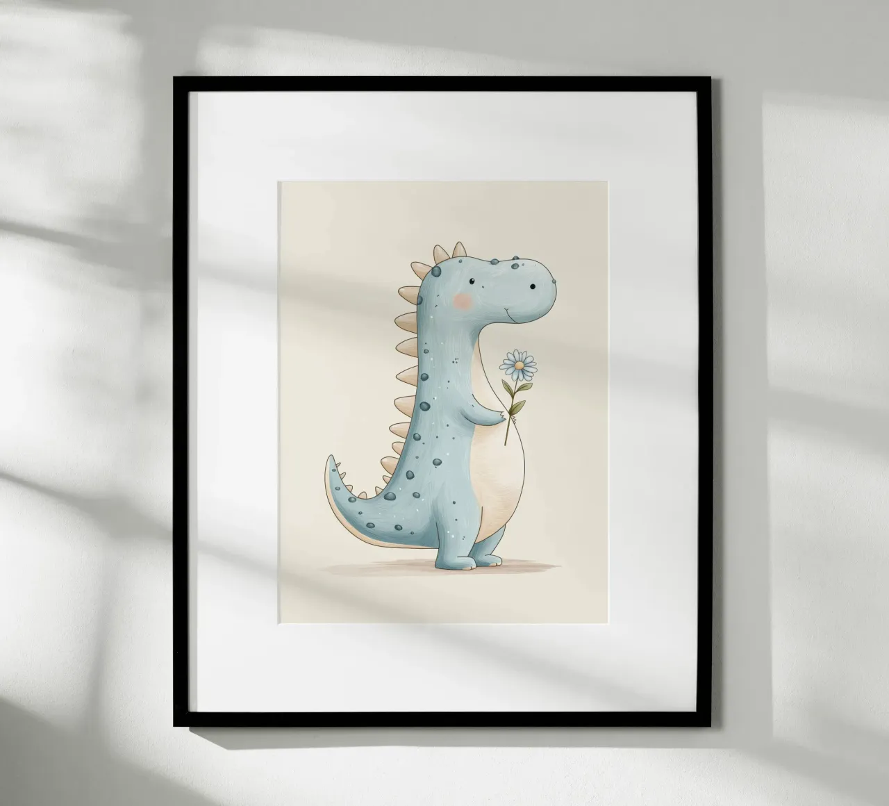Dinosauro per la cameretta carta hahnemühle da Imagine