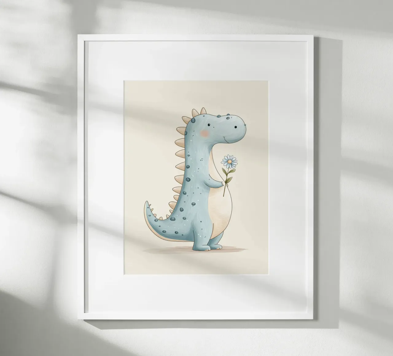 Dinosauro per la cameretta carta hahnemühle da Imagine